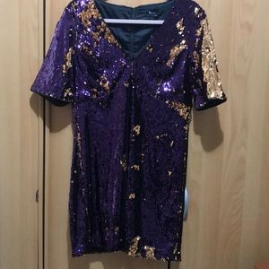 Sequin Embellished Dress